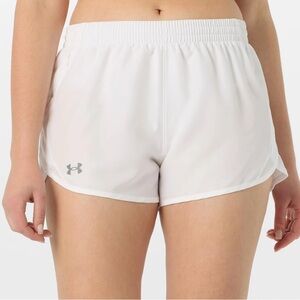 White Under Armour Running Shorts small